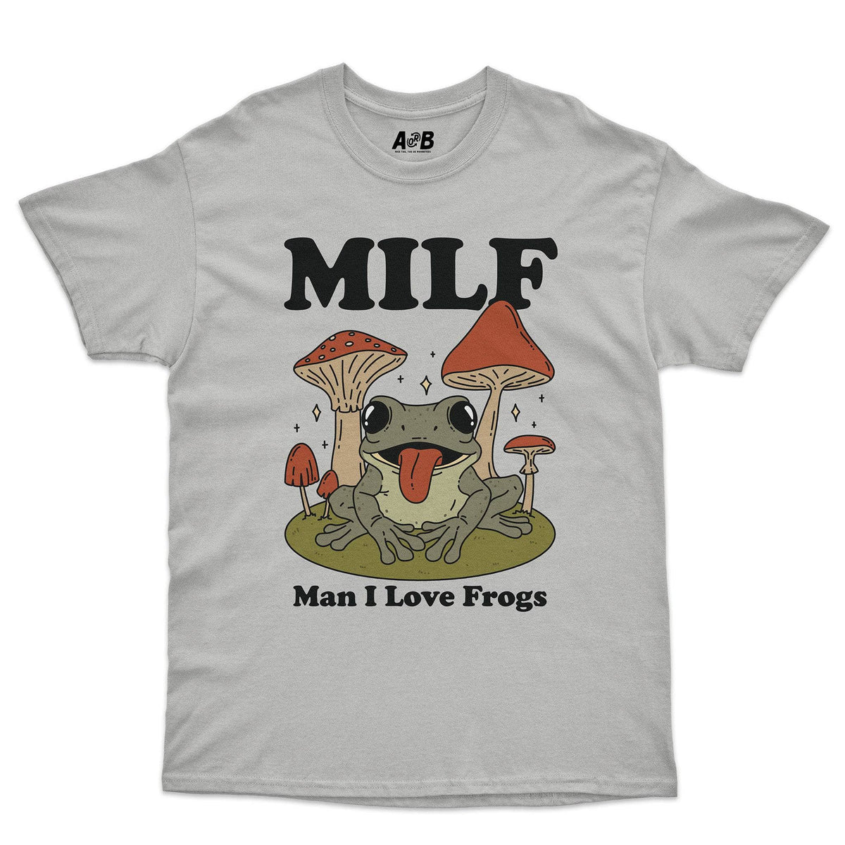 A-or-B-Tees T-Shirt Ice Grey / S M.I.L.Frogs T-Shirt