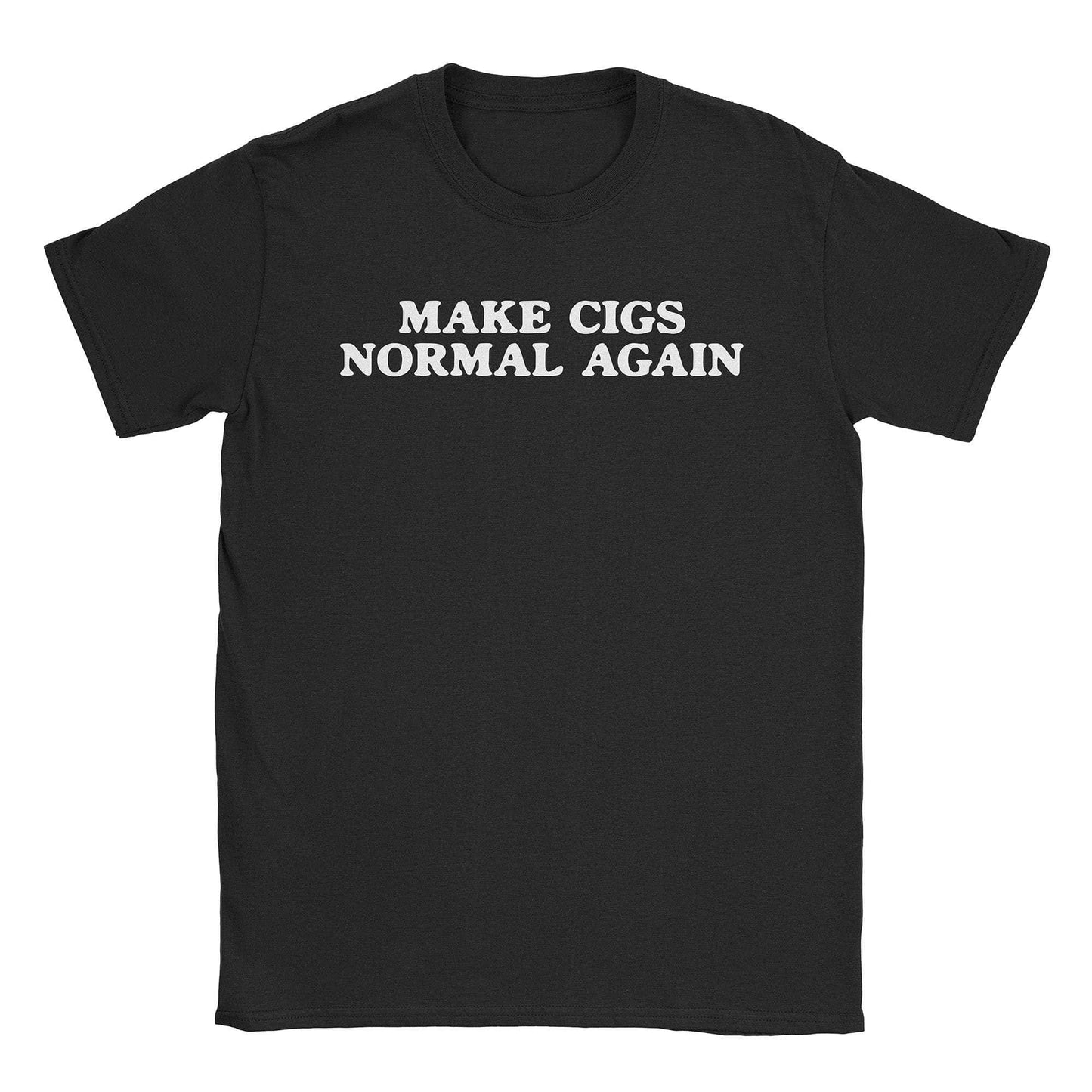 A-or-B-Tees T-Shirt Black / S Make Cigs Normal T-Shirt