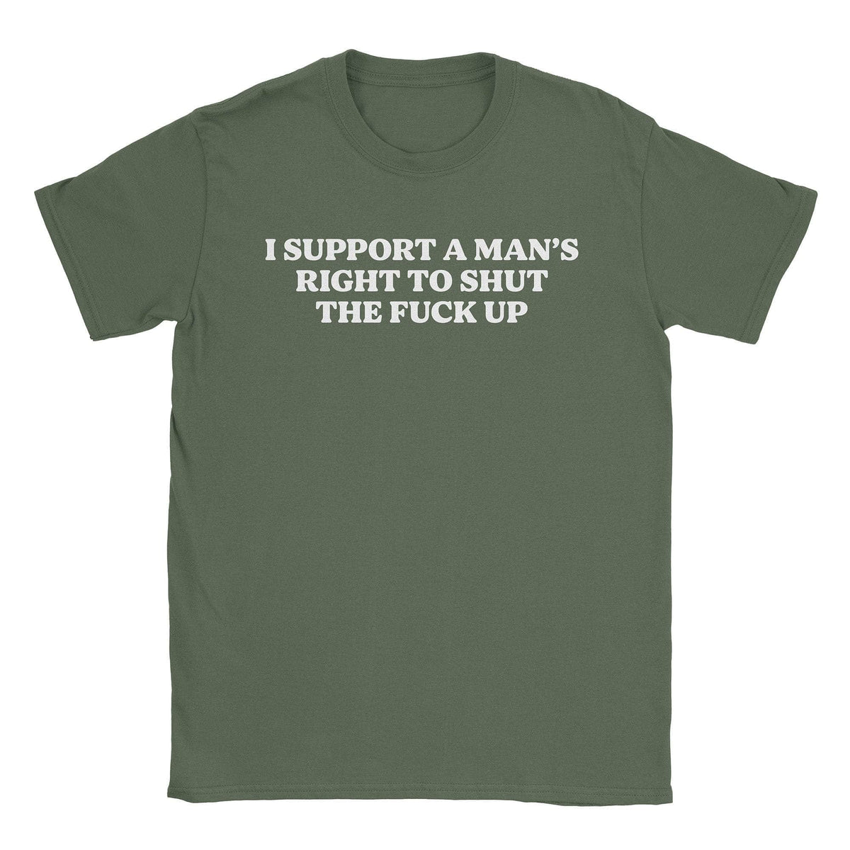 A-or-B-Tees T-Shirt Military Green / S Man's Right T-Shirt