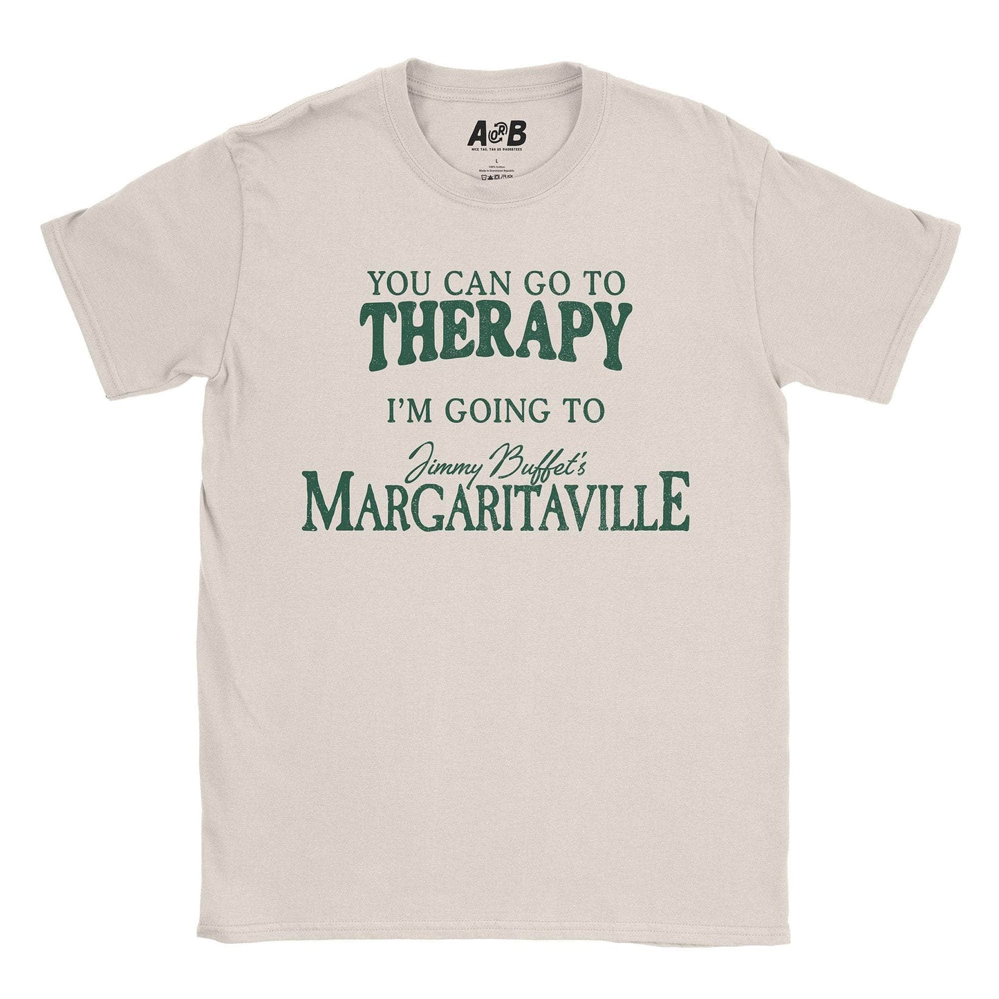 A-or-B-Tees T-Shirt Natural / S Margaritaville T-Shirt