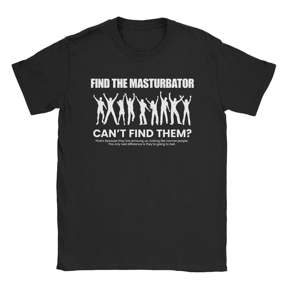 A-or-B-Tees T-Shirt Black / S Masturbator T-Shirt