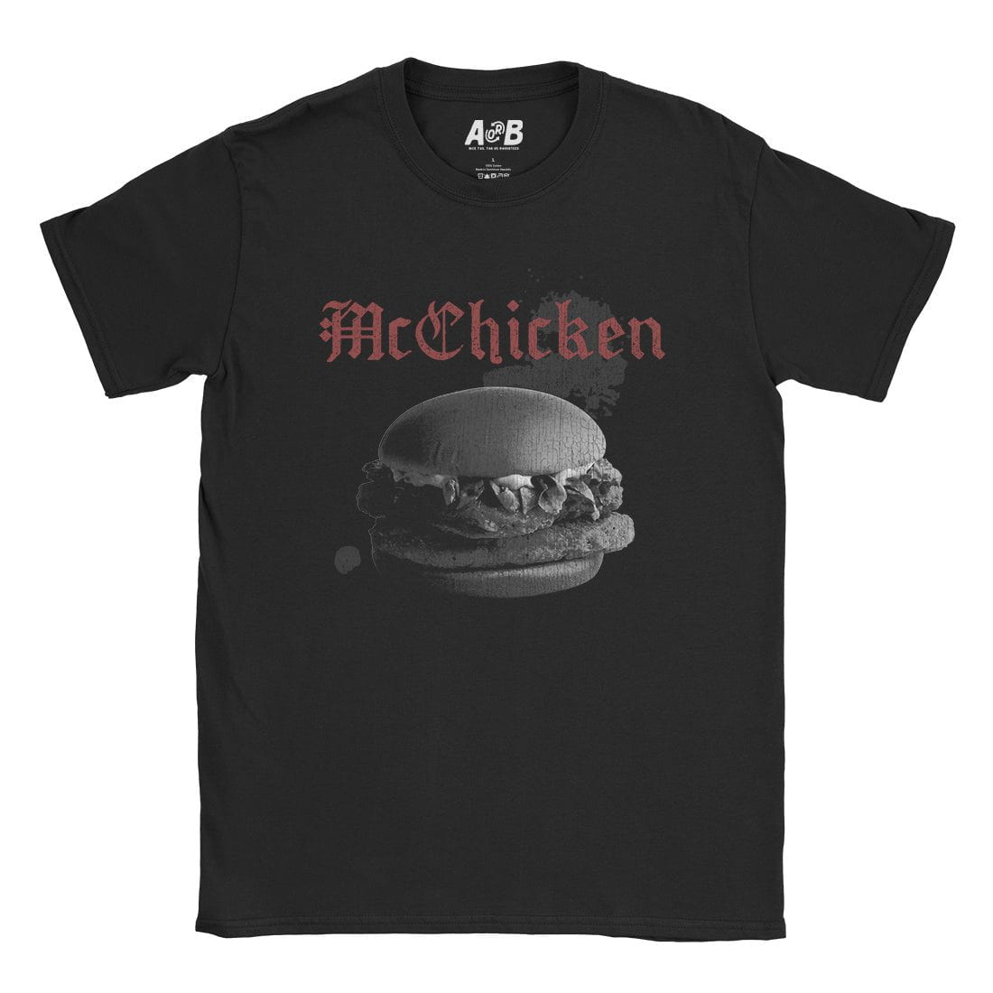 A-or-B-Tees T-Shirt Black / S McChicken T-Shirt