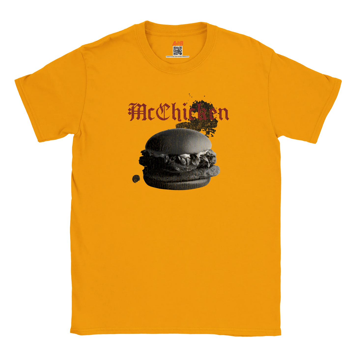 A-or-B-Tees T-Shirt Gold / S McChicken T-Shirt