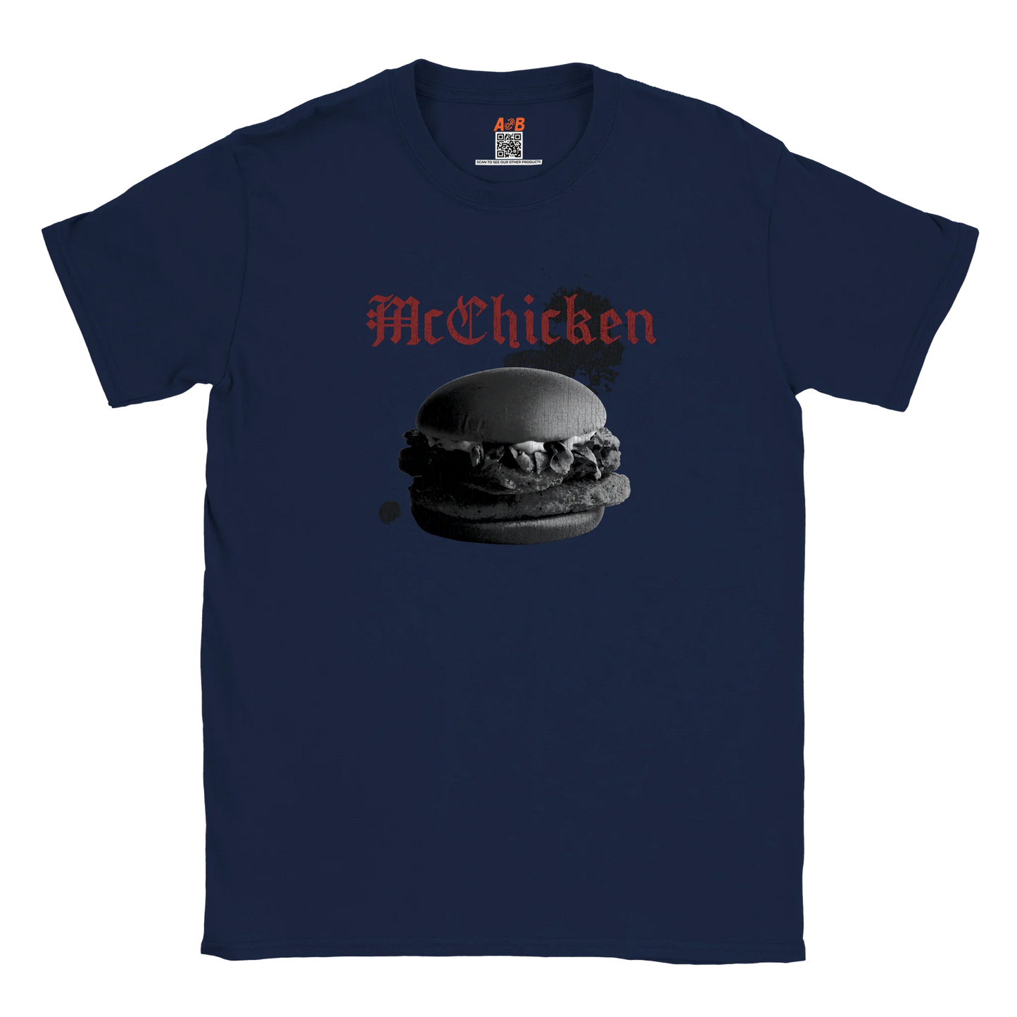 A-or-B-Tees T-Shirt Navy / S McChicken T-Shirt