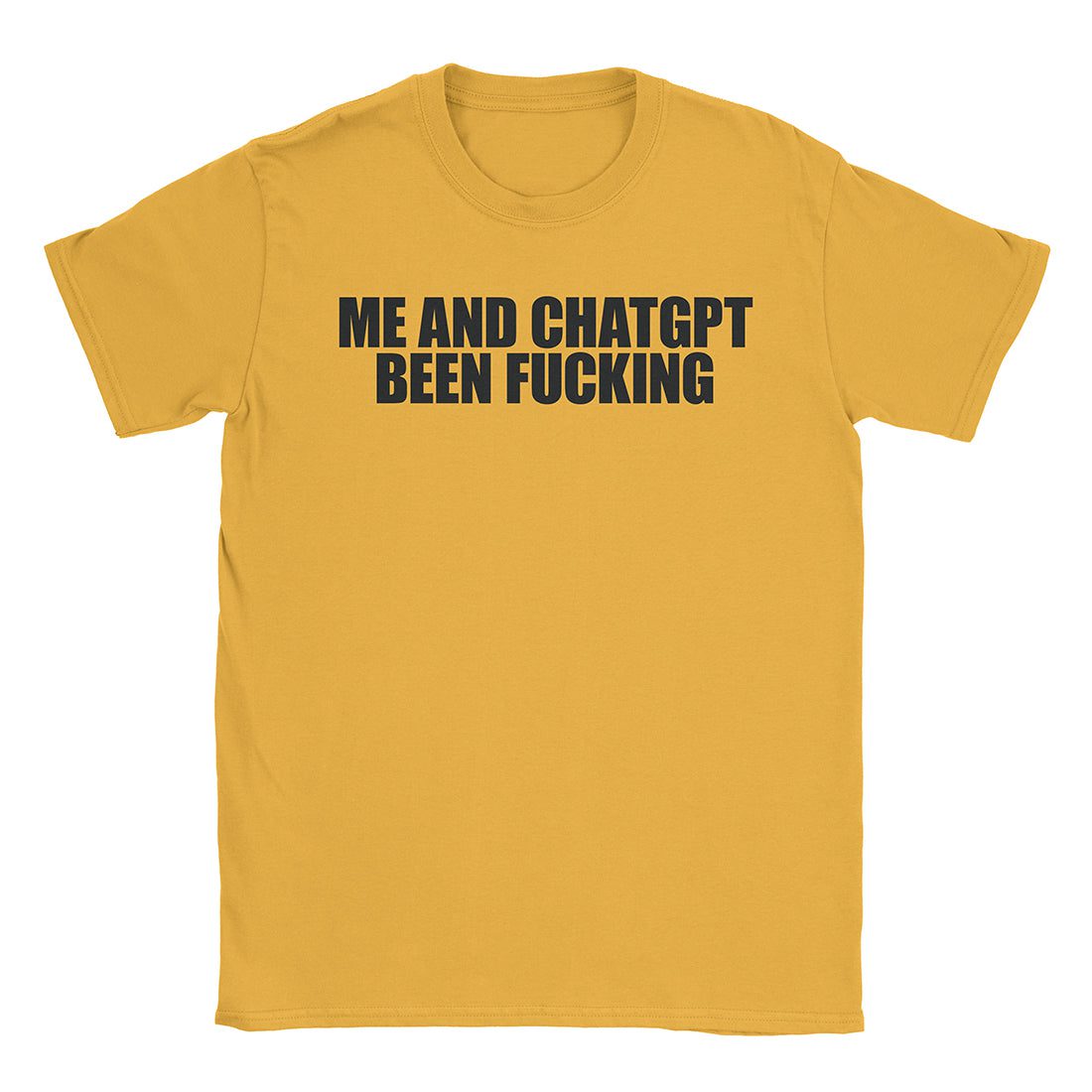A-or-B-Tees T-Shirt Gold / S Me & ChatGPT T-Shirt