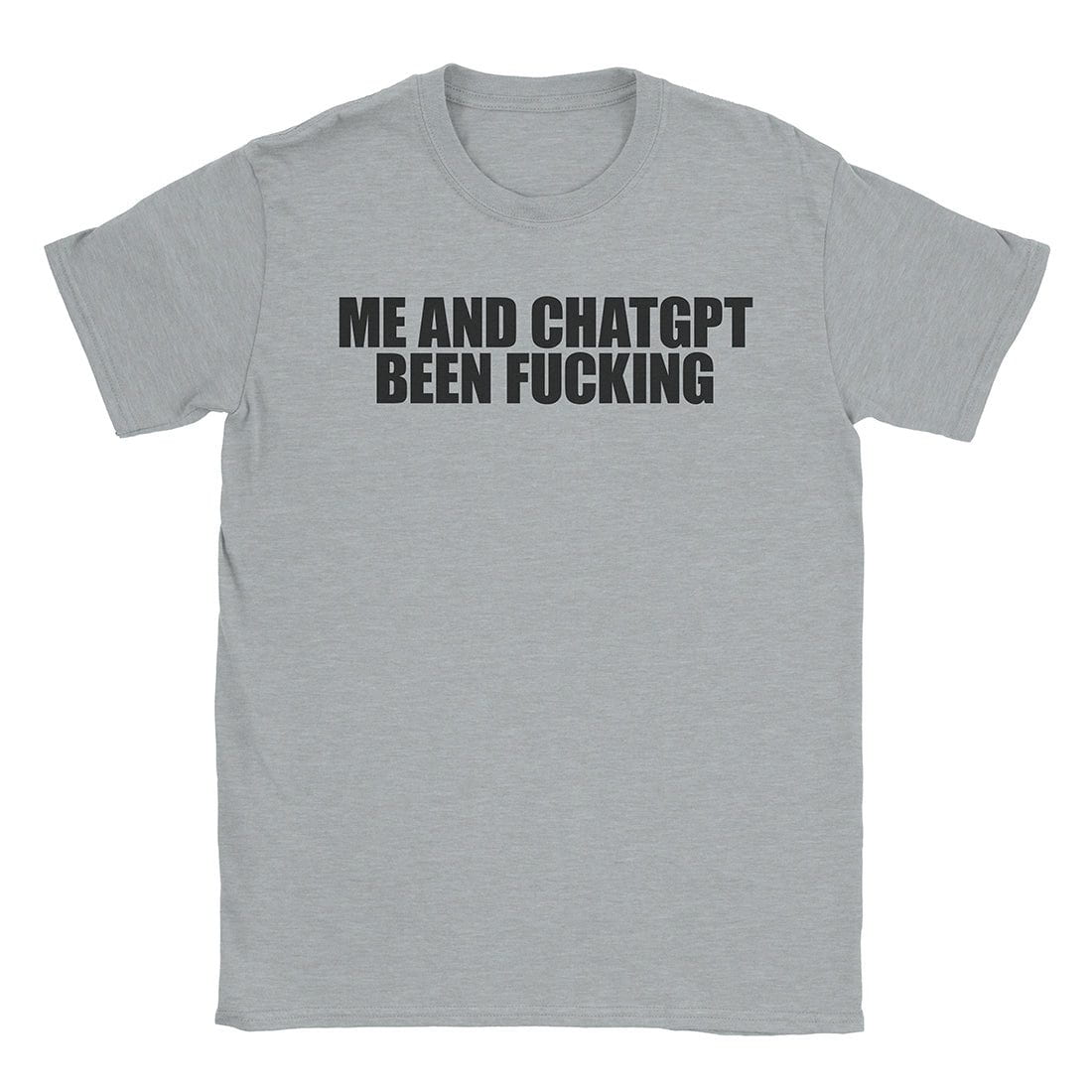 A-or-B-Tees T-Shirt Sport Grey / S Me & ChatGPT T-Shirt
