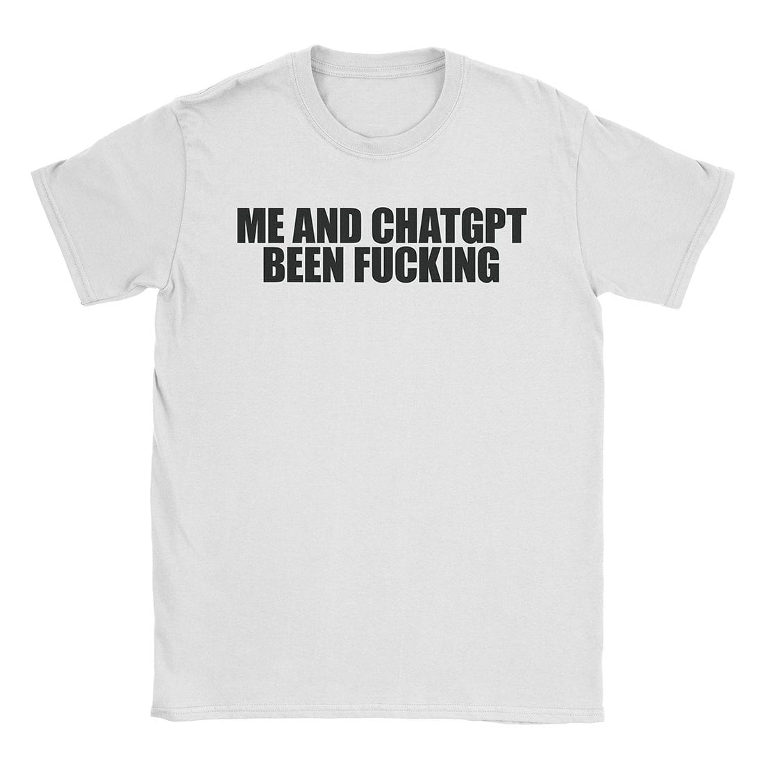 A-or-B-Tees T-Shirt White / S Me & ChatGPT T-Shirt