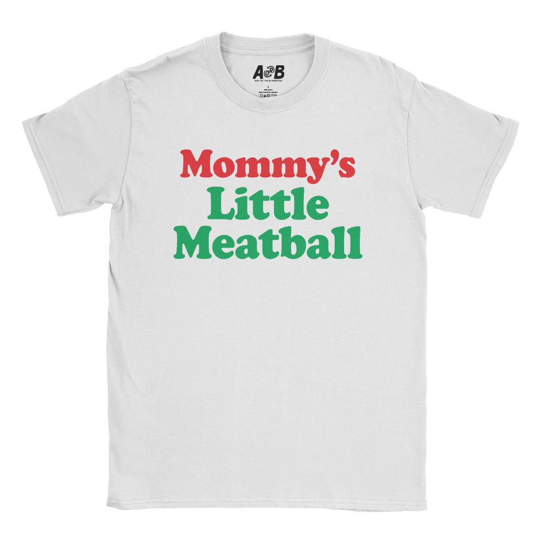 A-or-B-Tees T-Shirt White / S Meatball T-Shirt
