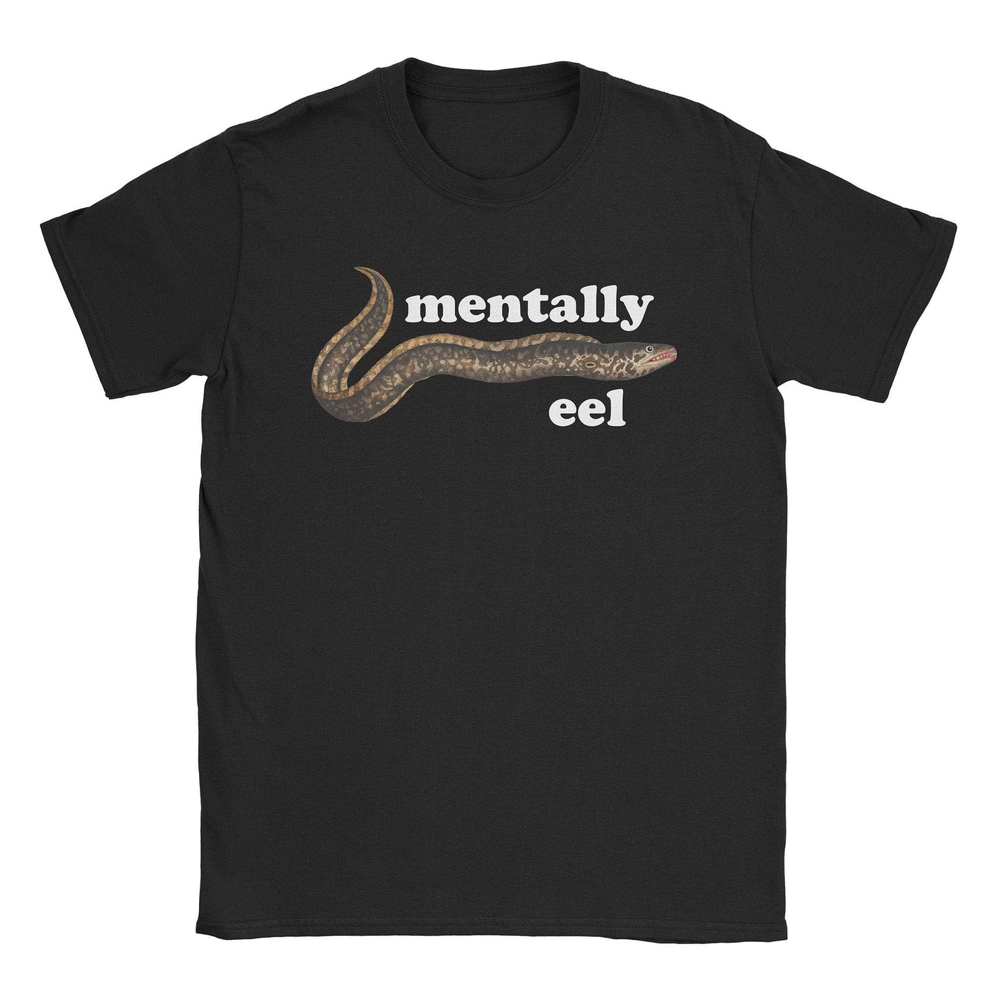 A-or-B-Tees T-Shirt Black / S Mentally Eel T-Shirt