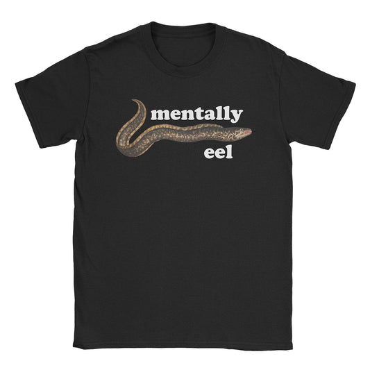 A-or-B-Tees T-Shirt Black / S Mentally Eel T-Shirt