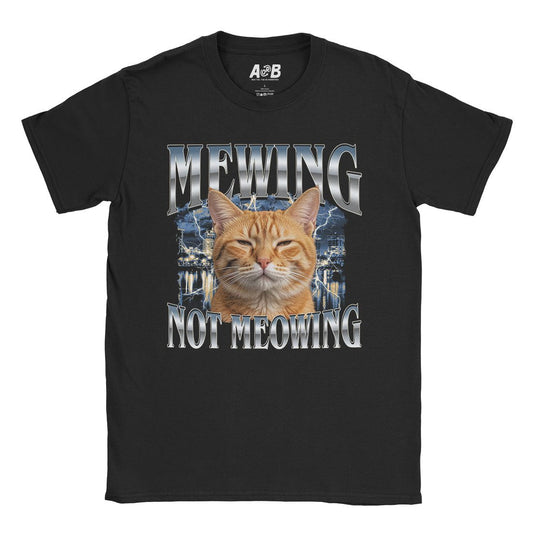 A-or-B-Tees T-Shirt Black / S Mewing T-Shirt