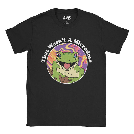 A-or-B-Tees T-Shirt Black / S Microdose T-Shirt