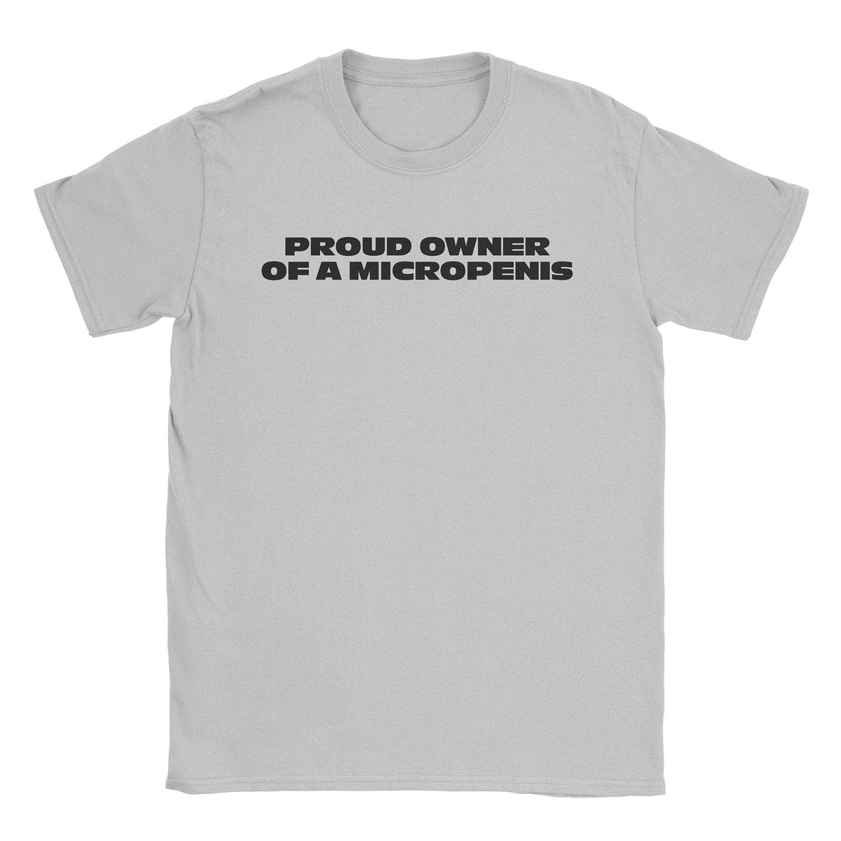 A-or-B-Tees T-Shirt Ice Grey / S Micropenis Owner T-Shirt