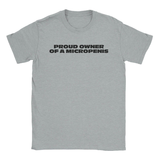 A-or-B-Tees T-Shirt Sport Grey / S Micropenis Owner T-Shirt