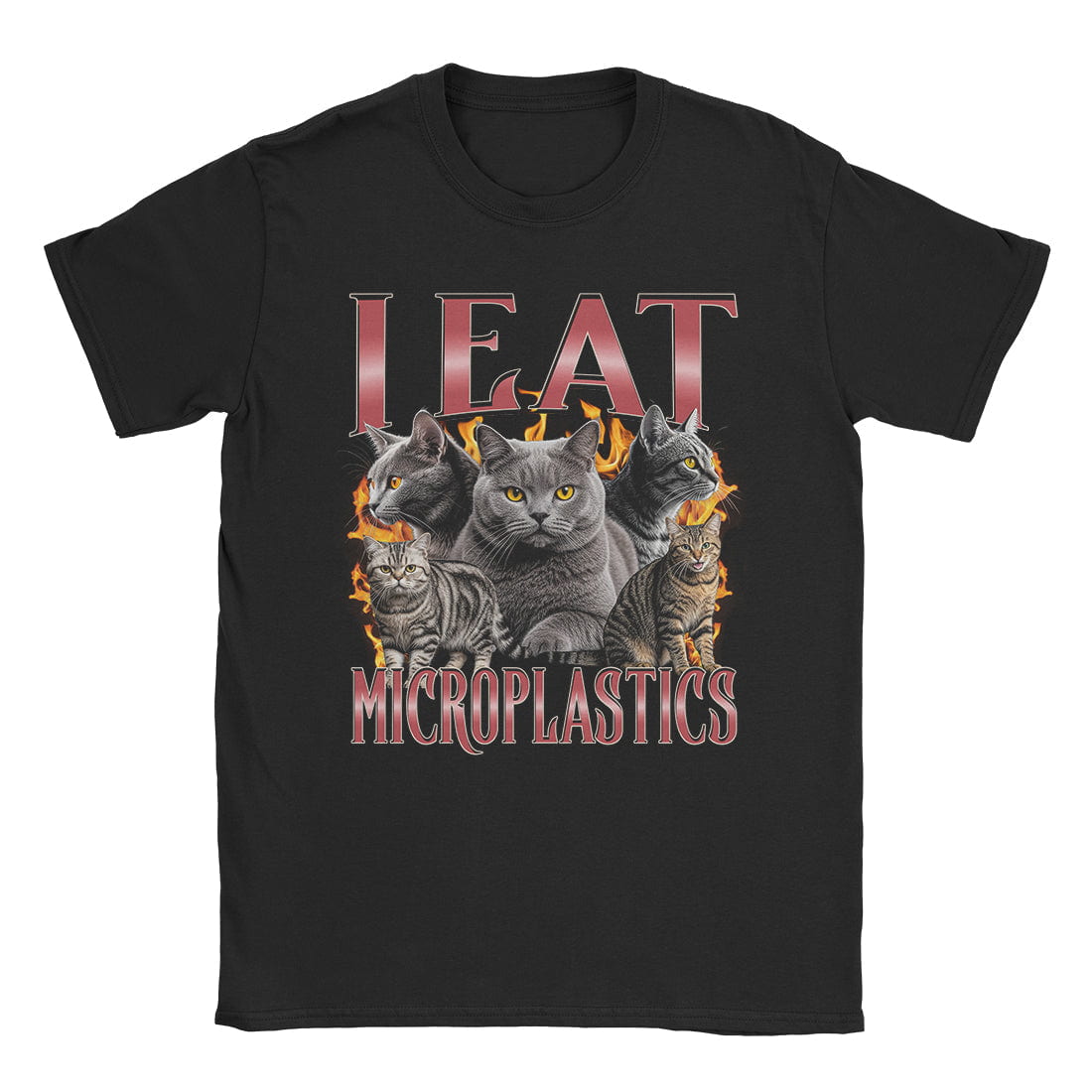 A-or-B-Tees T-Shirt Black / S Microplastics T-Shirt