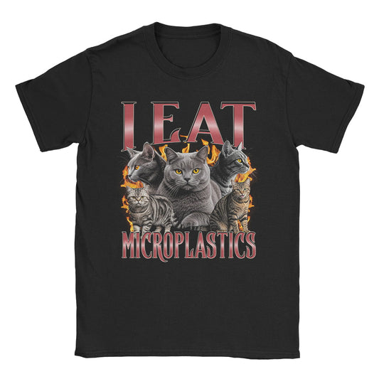 A-or-B-Tees T-Shirt Black / S Microplastics T-Shirt