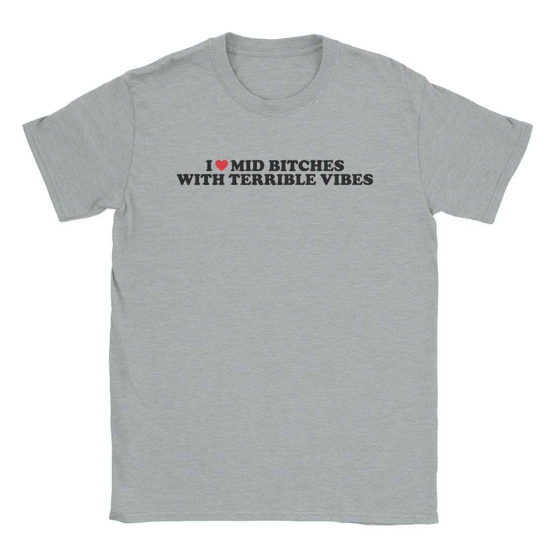 A-or-B-Tees T-Shirt Sport Grey / S Mid Bitches T-Shirt