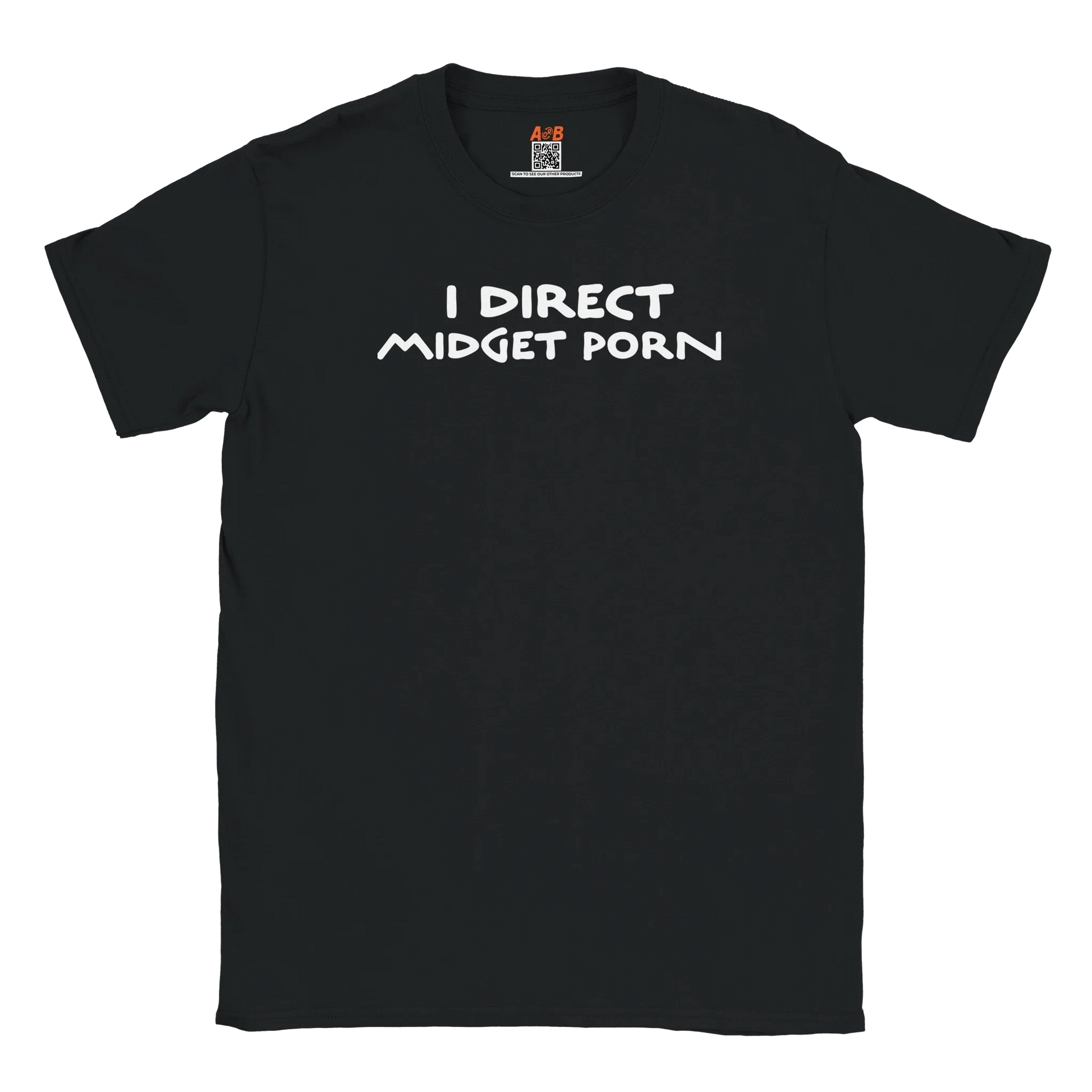 A-or-B-Tees T-Shirt Black / S Midget Porn T-Shirt