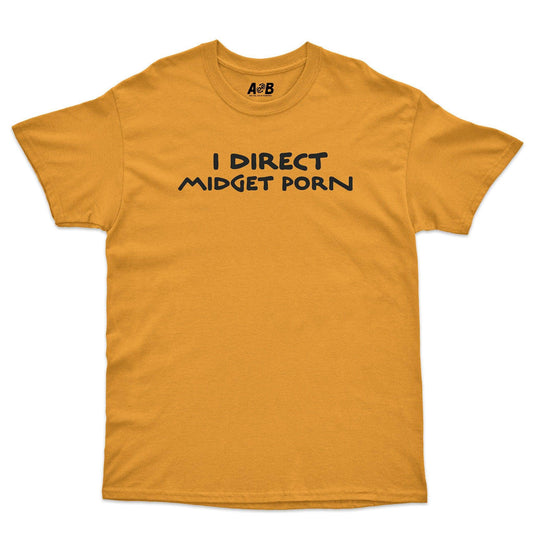 A-or-B-Tees T-Shirt Gold / S Midget Porn T-Shirt