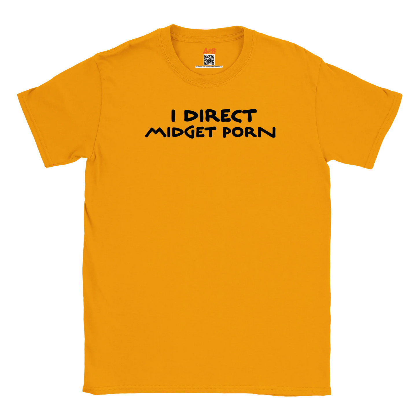 A-or-B-Tees T-Shirt Gold / S Midget Porn T-Shirt
