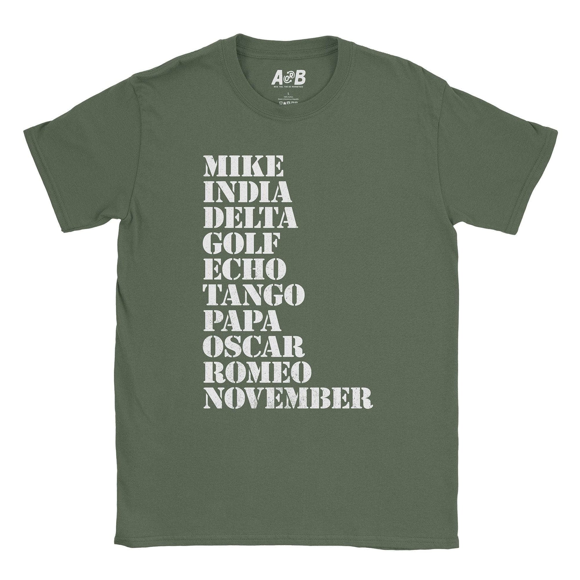 A-or-B-Tees T-Shirt Military Green / S Midget Porn T-Shirt