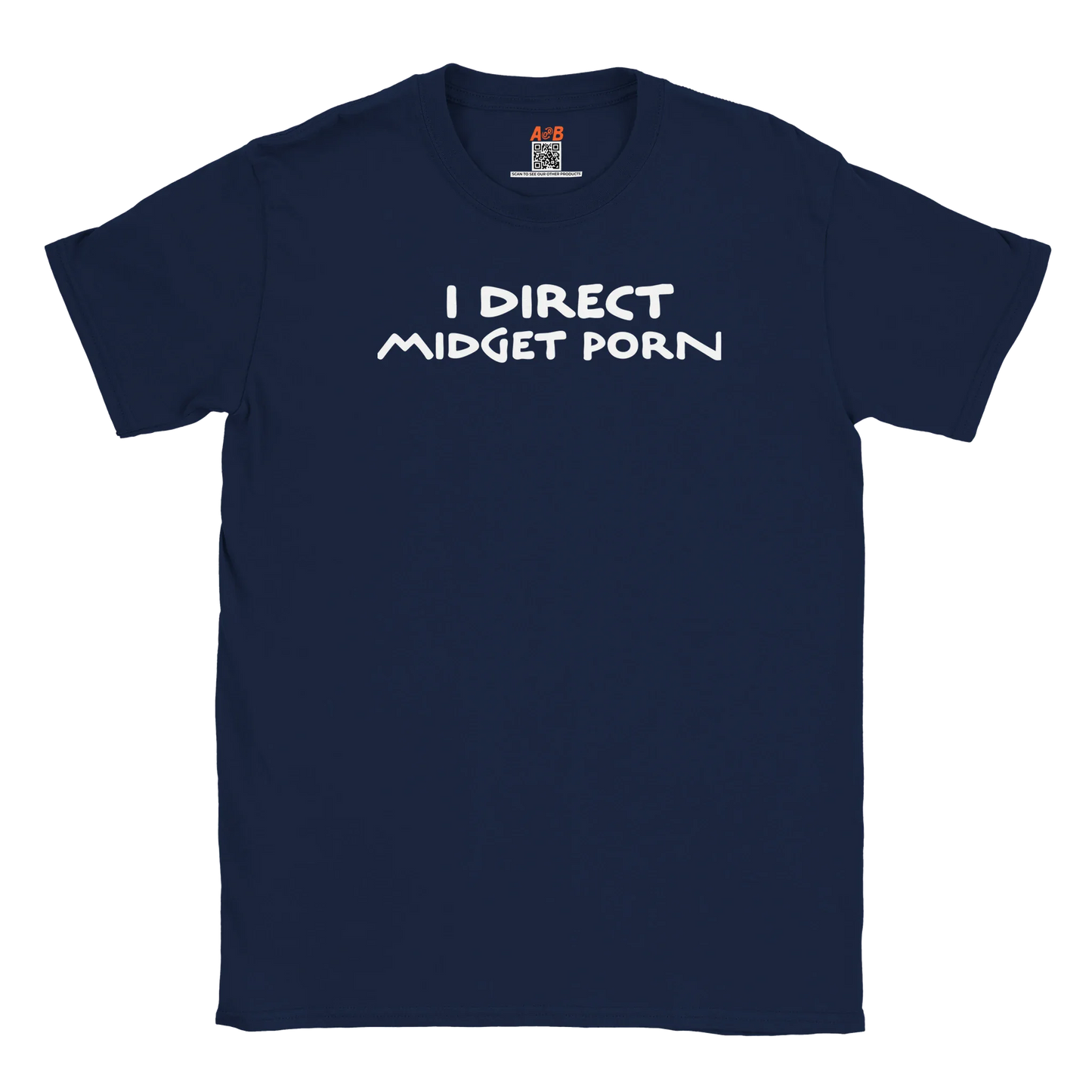 A-or-B-Tees T-Shirt Navy / S Midget Porn T-Shirt