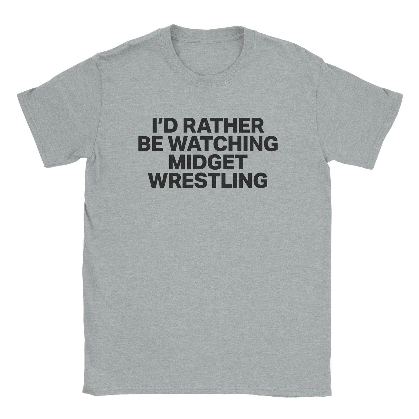A-or-B-Tees T-Shirt Sport Grey / S Midget Wrestling T-Shirt