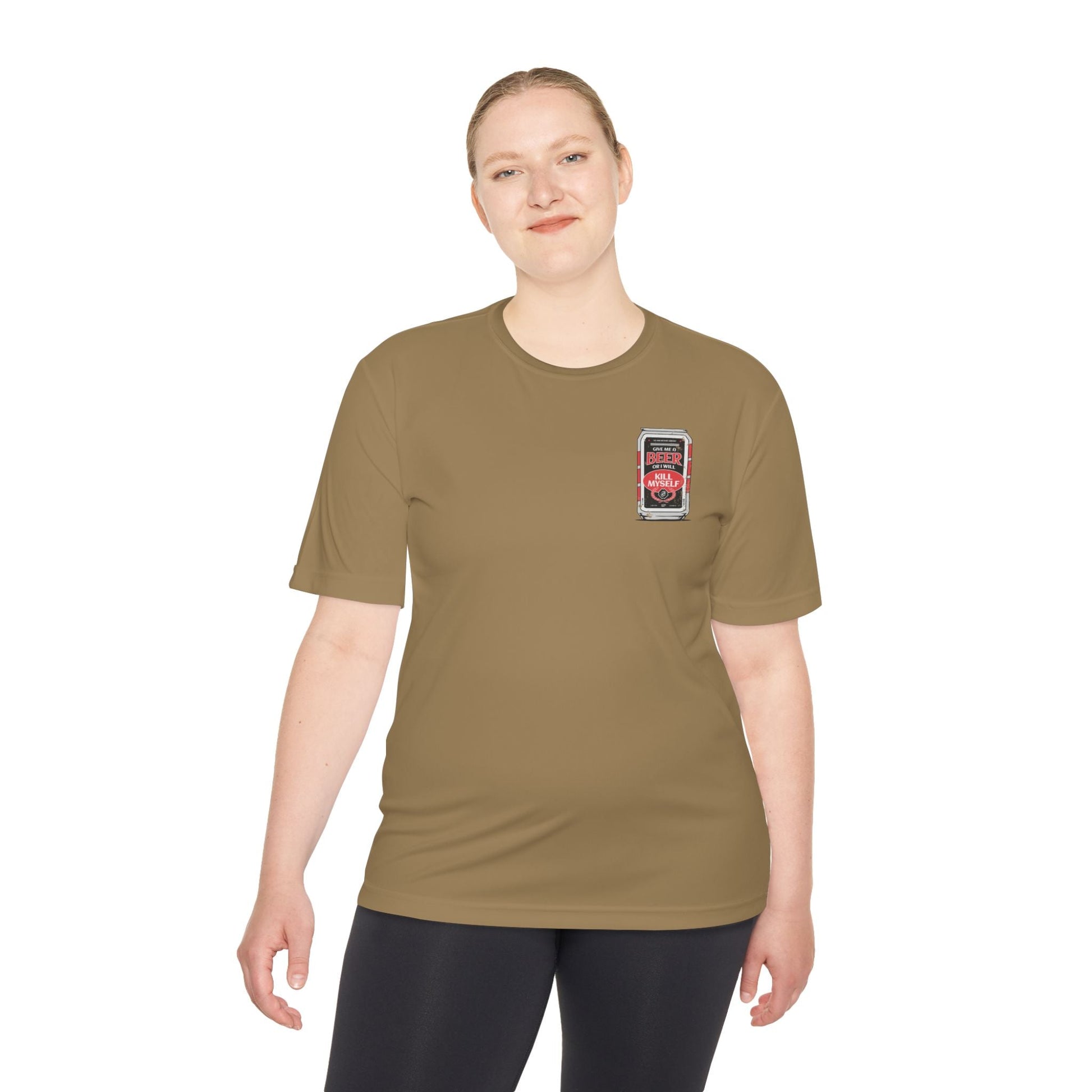 A-or-B-Tees T-Shirt Military Parody Tee — “Beer or I Will XXXX Myself”