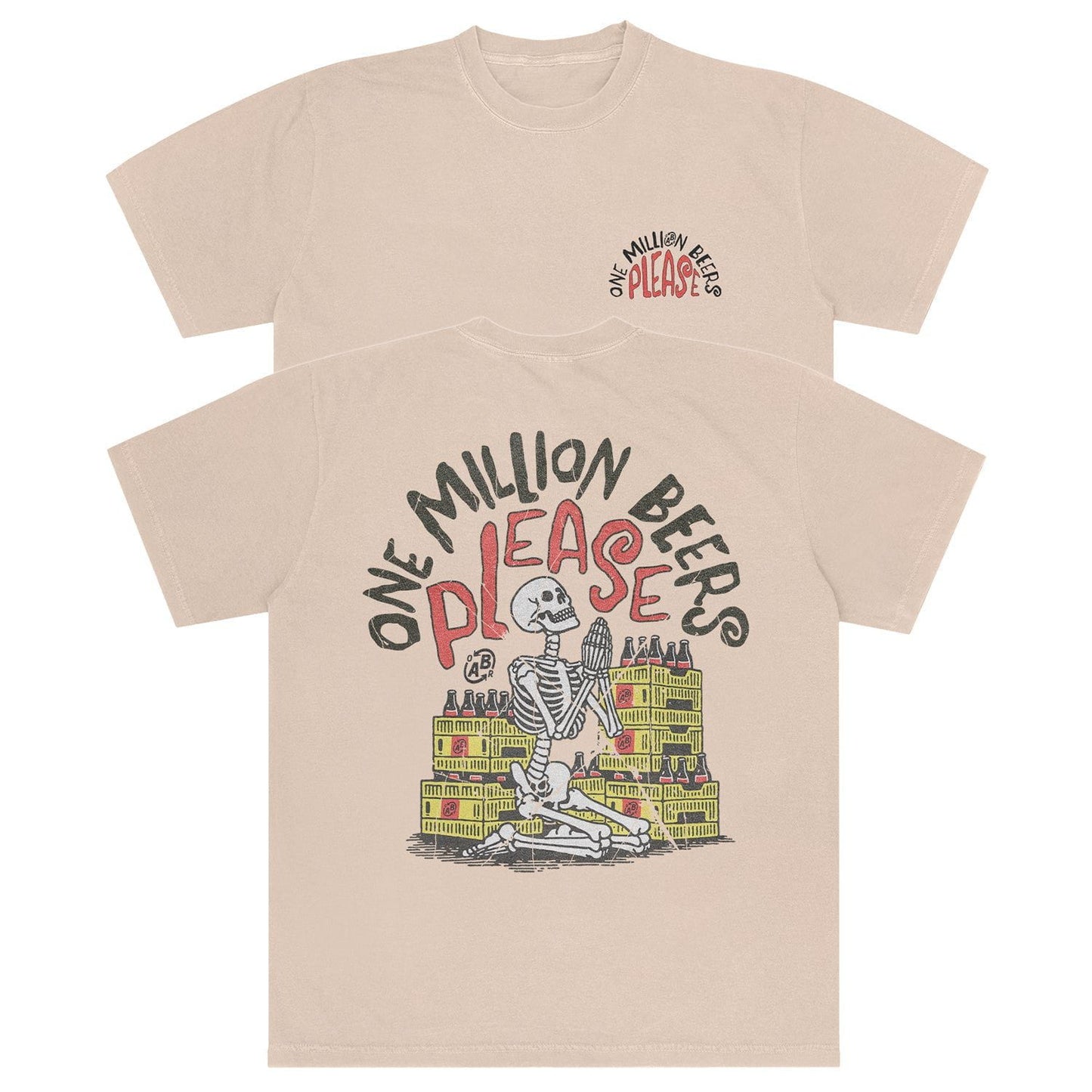 A-or-B-Tees T-Shirt Ivory / S Million Beers Comfort Colors T-shirt