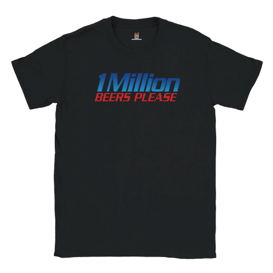 A-or-B-Tees T-Shirt Black / S Million Beers T-Shirt