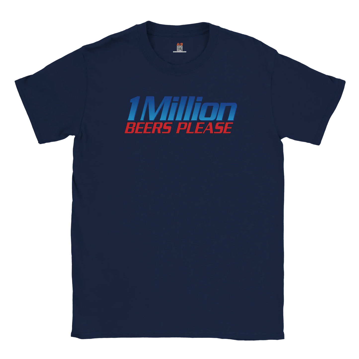 A-or-B-Tees T-Shirt Navy / S Million Beers T-Shirt