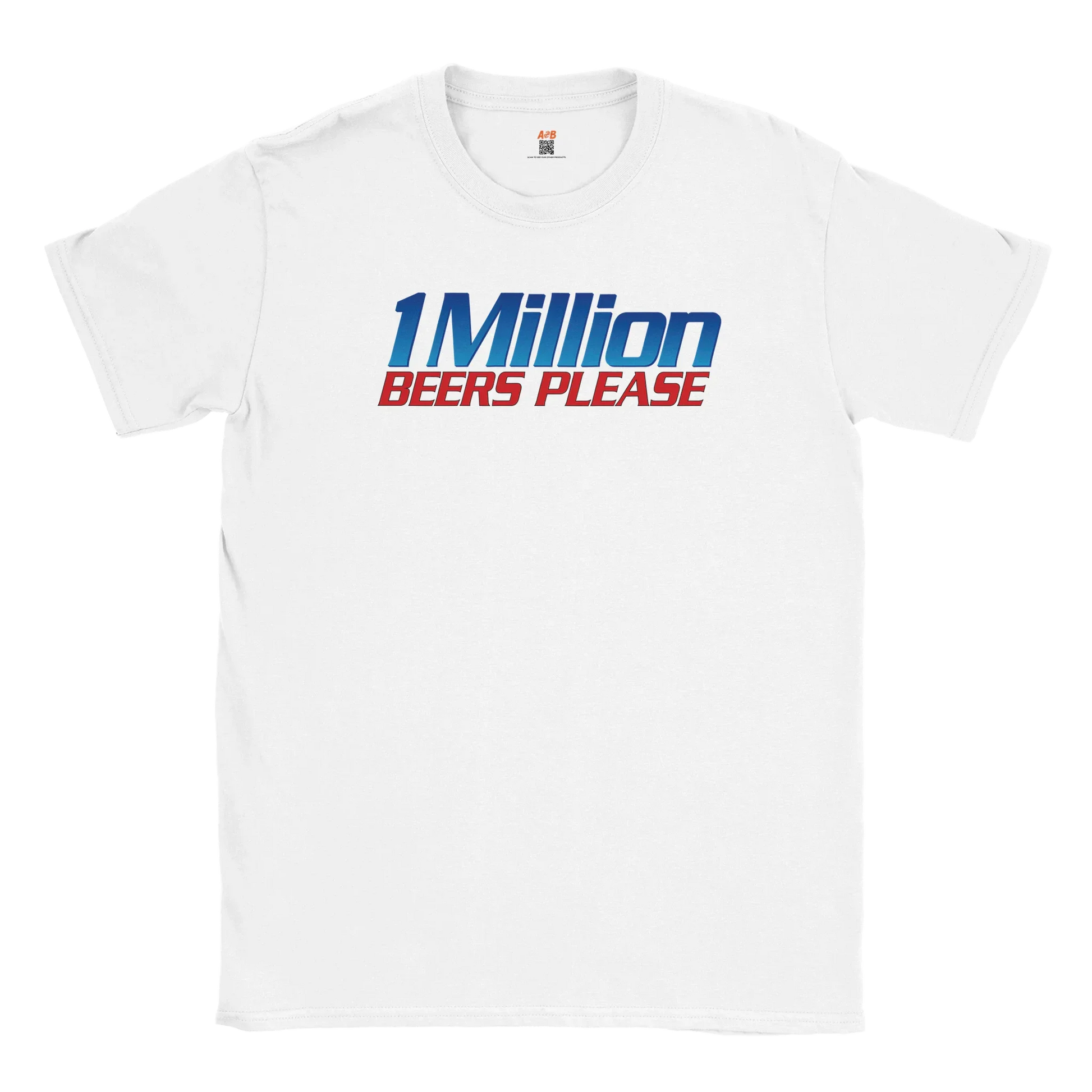 A-or-B-Tees T-Shirt White / S Million Beers T-Shirt