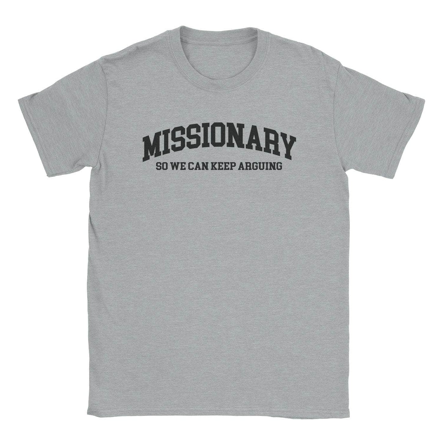 A-or-B-Tees T-Shirt Sport Grey / S Missionary T-Shirt