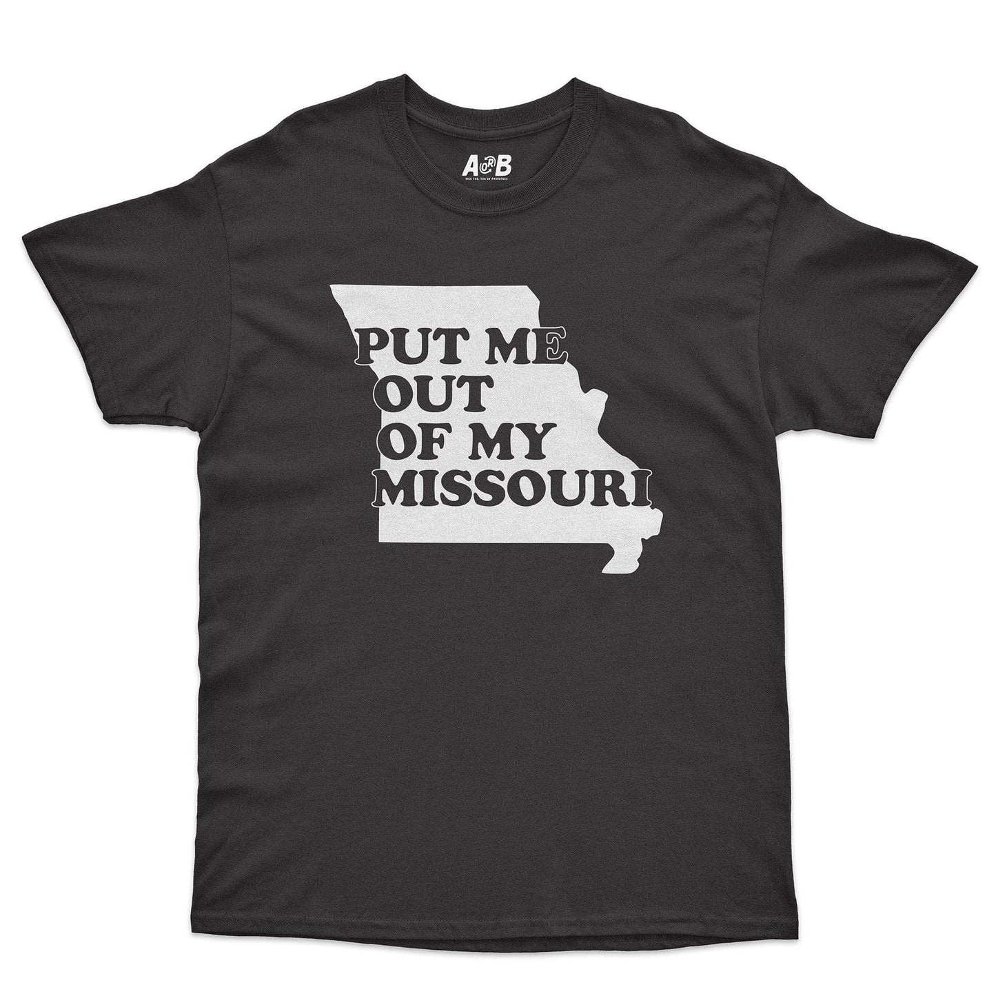 A-or-B-Tees T-Shirt Black / S Missouri T-Shirt