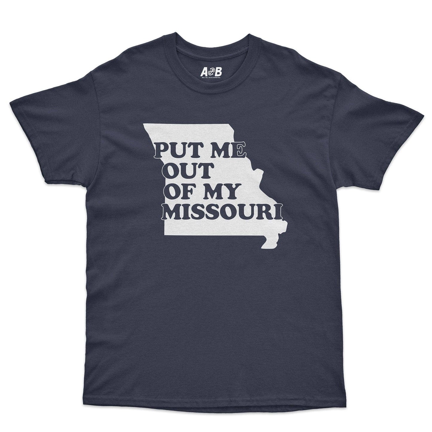 A-or-B-Tees T-Shirt Navy / S Missouri T-Shirt