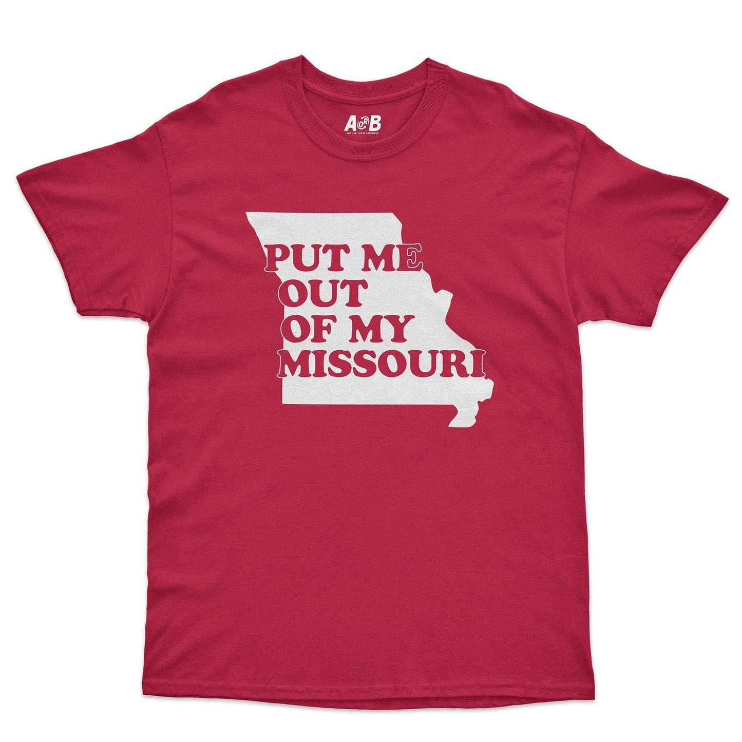 A-or-B-Tees T-Shirt Red / S Missouri T-Shirt