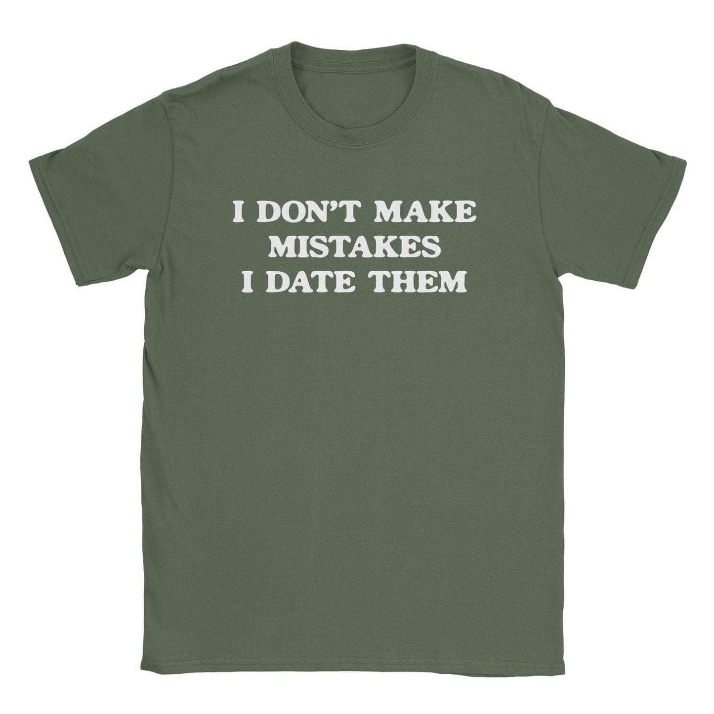 A-or-B-Tees T-Shirt Military Green / S Mistakes T-Shirt