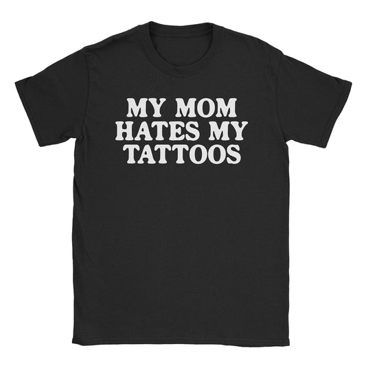A-or-B-Tees T-Shirt Black / S Mom & Tattoos T-Shirt
