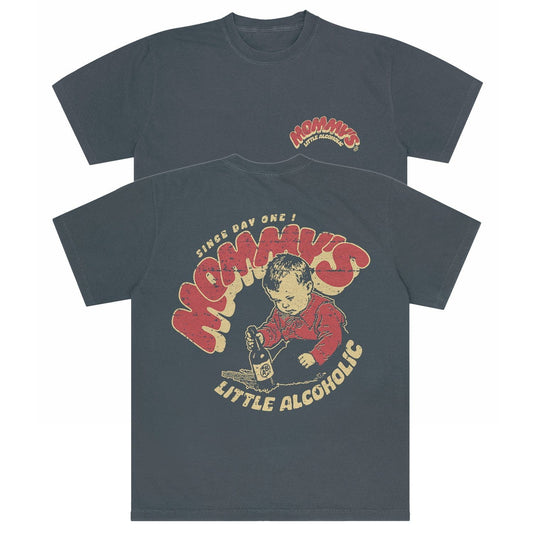 A-or-B-Tees T-Shirt Graphite / S Mommy's Lil Alcoholic Comfort Colors T-shirt