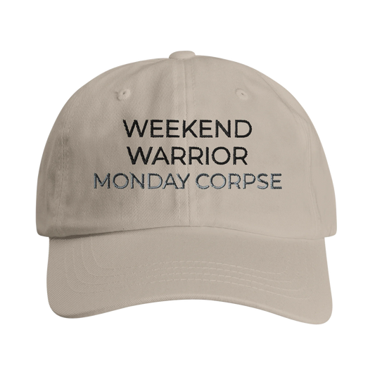 A-or-B-Tees Hats Stone Monday Corpse Hat – Funny I Hate Mondays Dad Hat for Office Zombies