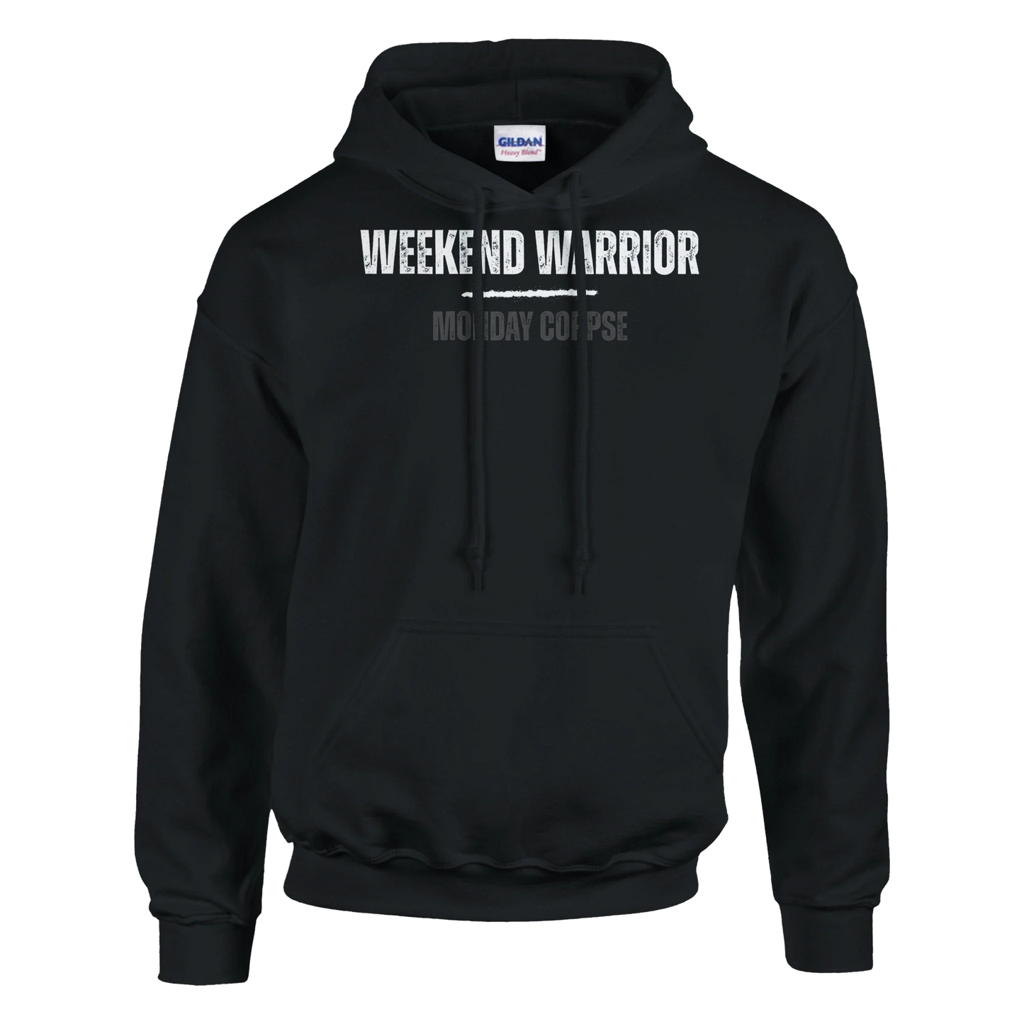 A-or-B-Tees Hoodie S / Black Monday Corpse Hoodie – Funny I Hate Mondays Pullover for Office Zombies