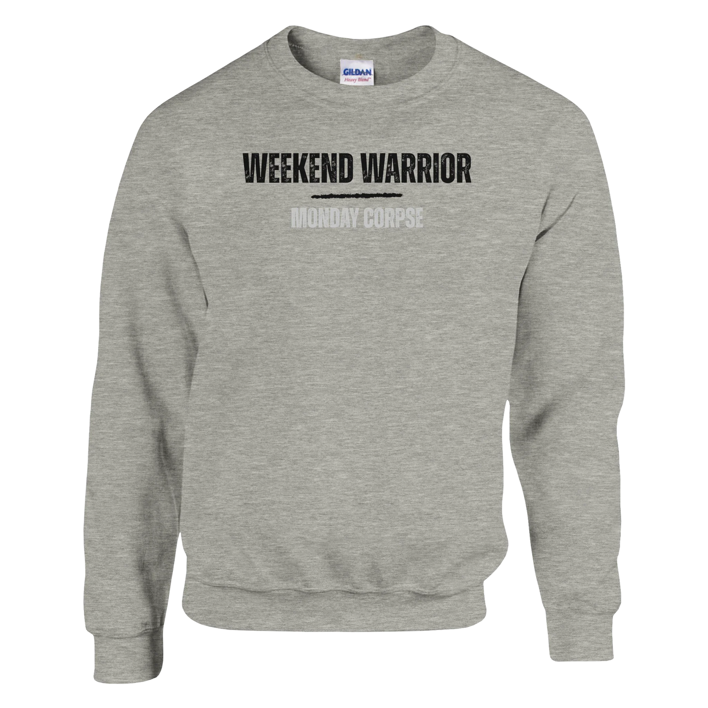 A-or-B-Tees Sweatshirt S / Ash Monday Corpse Sweatshirt – Funny I Hate Mondays Crewneck for Office Zombies