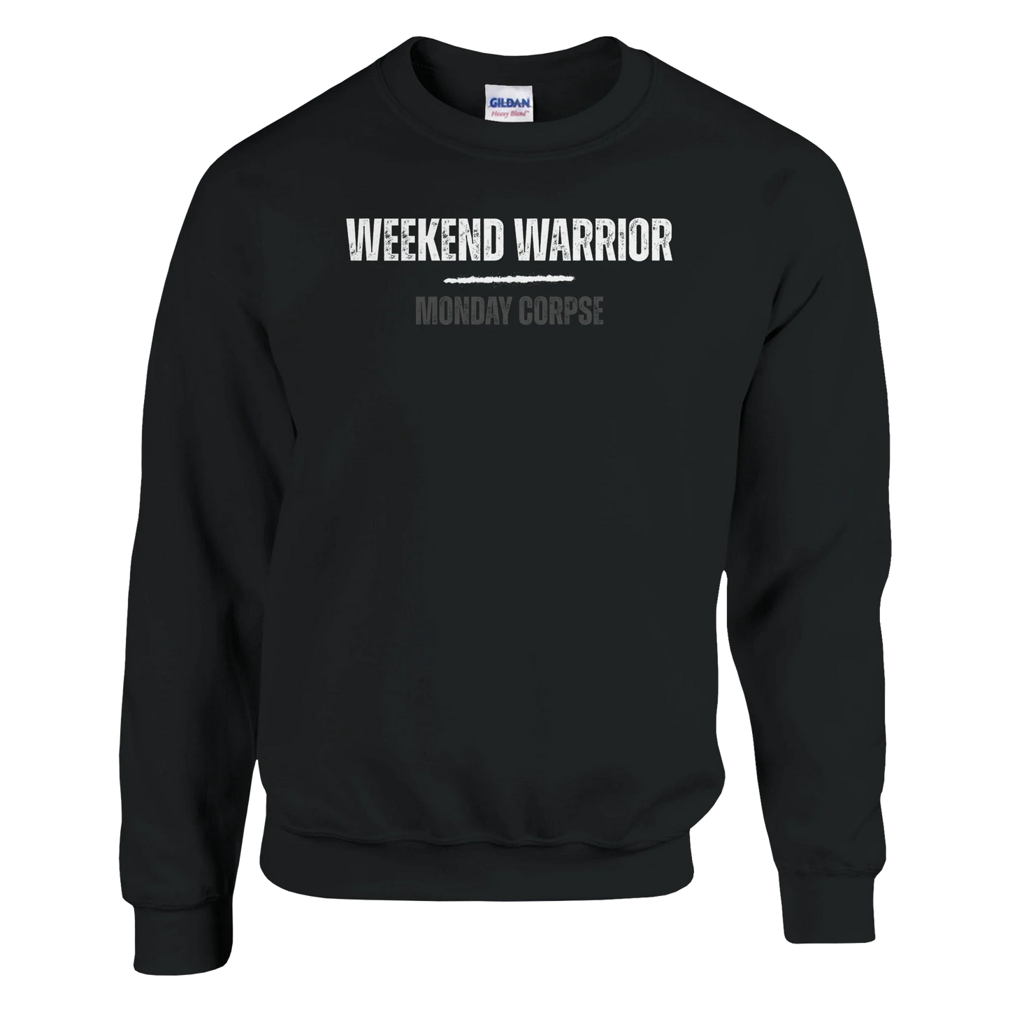 A-or-B-Tees Sweatshirt S / Black Monday Corpse Sweatshirt – Funny I Hate Mondays Crewneck for Office Zombies