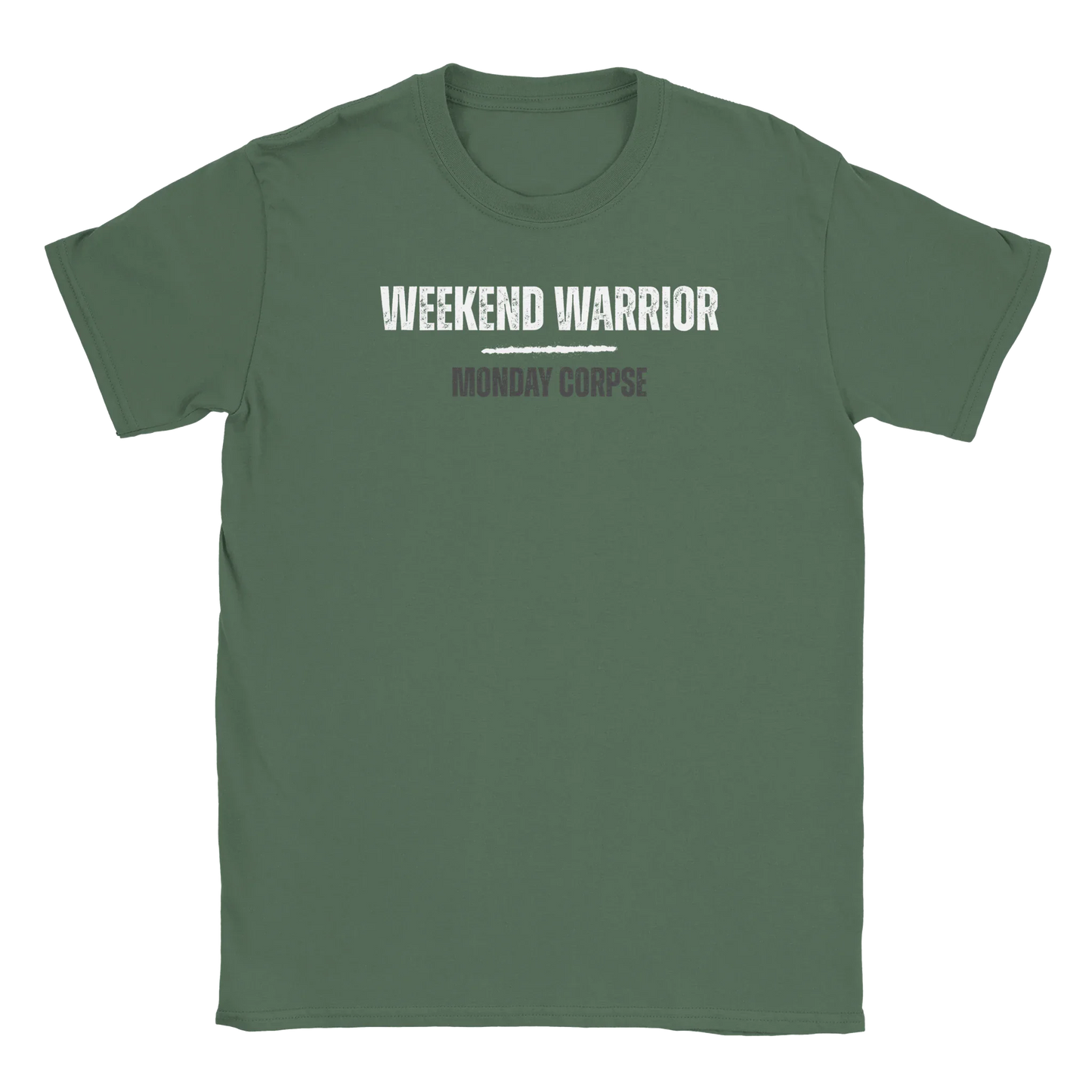 A-or-B-Tees T-Shirt 3XL / Military Green Monday Corpse T-Shirt – Funny I Hate Mondays Tee for Office Zombies