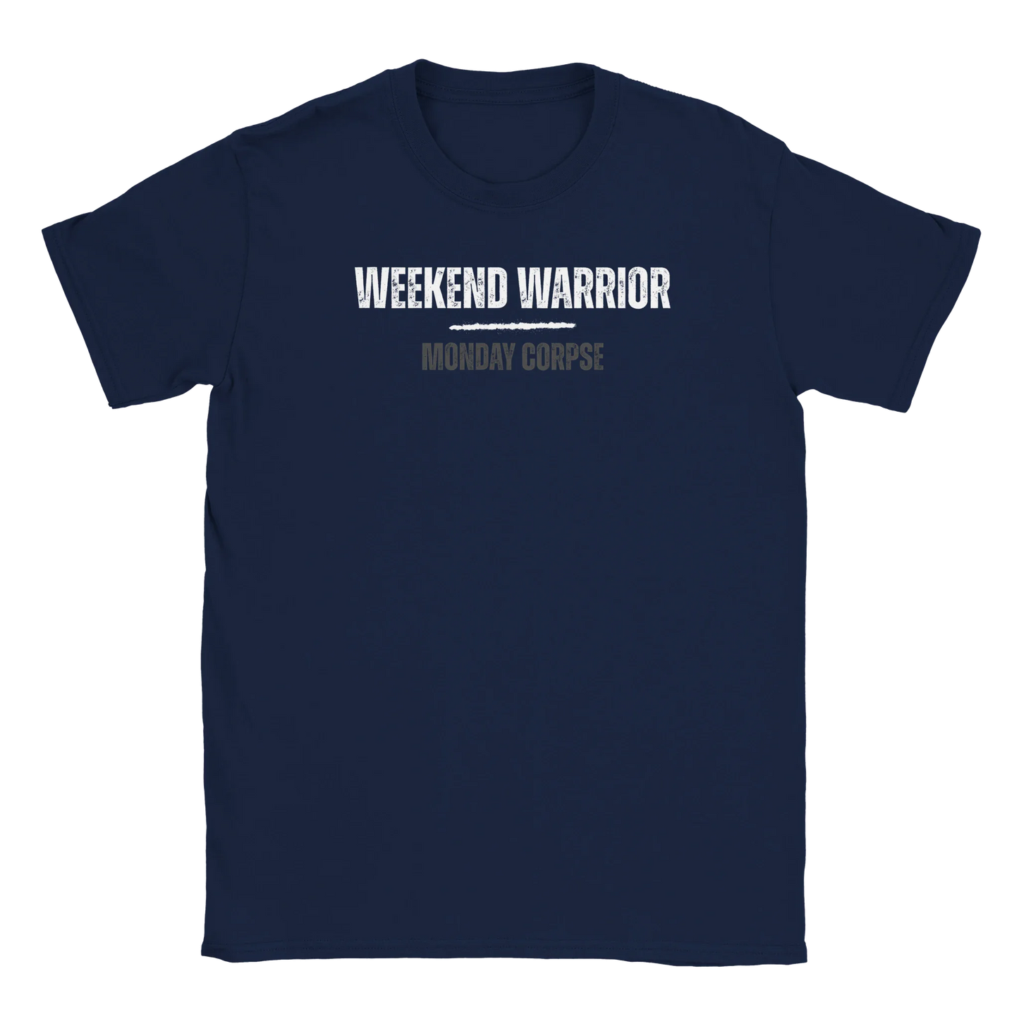A-or-B-Tees T-Shirt S / Navy Monday Corpse T-Shirt – Funny I Hate Mondays Tee for Office Zombies