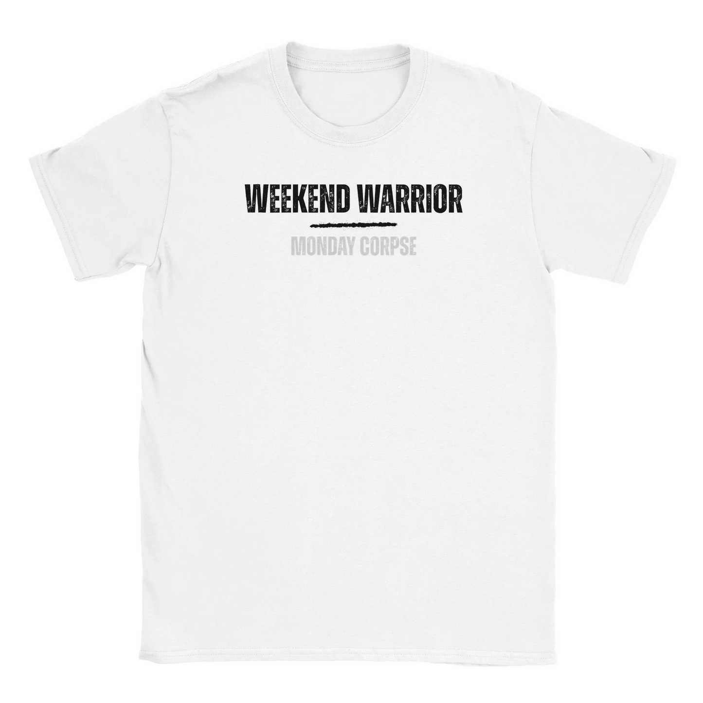 A-or-B-Tees T-Shirt S / White Monday Corpse T-Shirt – Funny I Hate Mondays Tee for Office Zombies