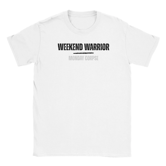 A-or-B-Tees T-Shirt S / White Monday Corpse T-Shirt – Funny I Hate Mondays Tee for Office Zombies