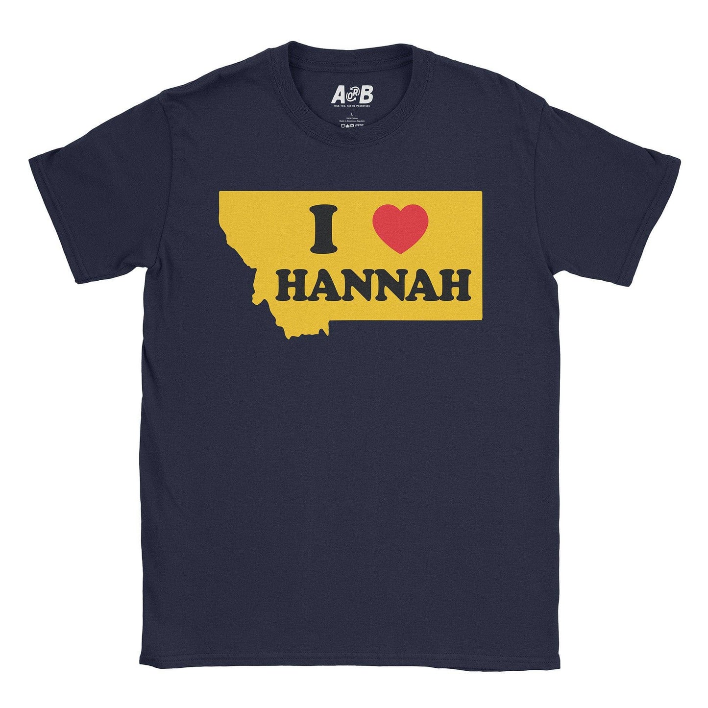 A-or-B-Tees T-Shirt Navy / S Montana T-Shirt