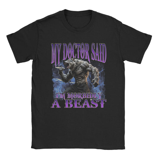 A-or-B-Tees T-Shirt Black / S Morbidly A Beast T-Shirt