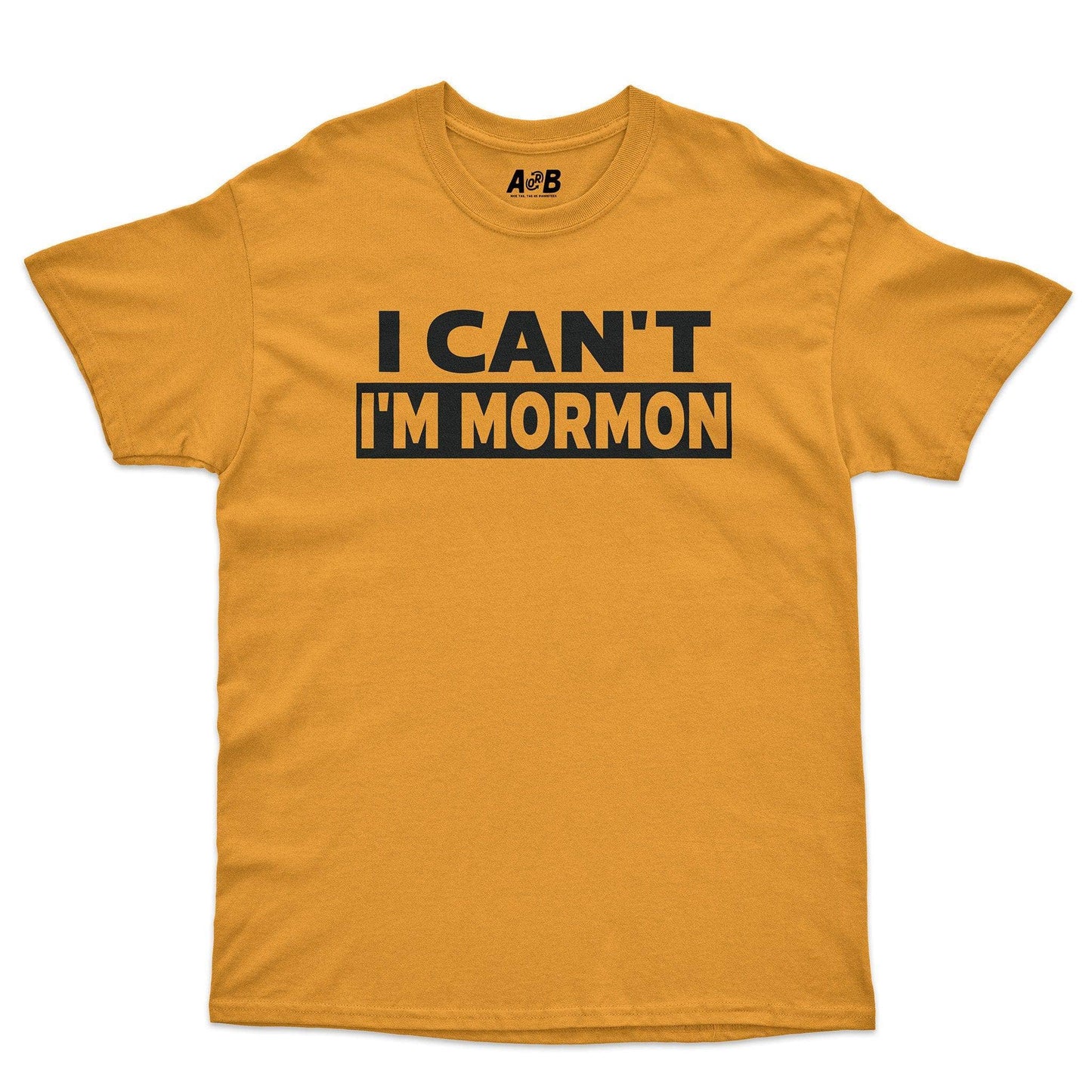 A-or-B-Tees T-Shirt Gold / S Mormon T-Shirt